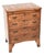 Antique Burr Walnut Chest of Drawers, 1890s For Sale