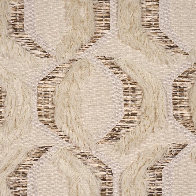 Traditional Sample - Schumacher Samira Fabric In Birch For Sale - Image 3 of 5