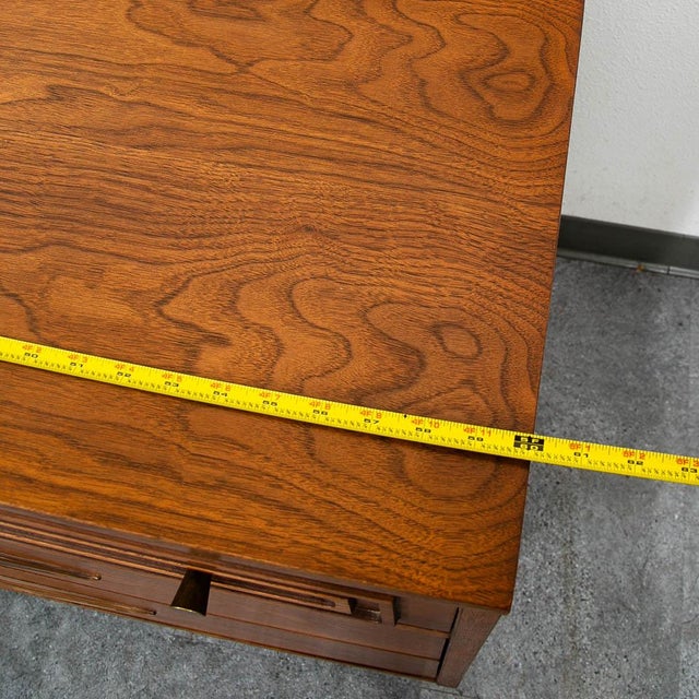 Mid Century Modern Dresser Credenza Broyhill Sculptra Brazilia 6 Drawer MCM For Sale - Image 9 of 10