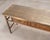 Brass Mastercraft Etched Bronze Burlwood Console or Writing Desk 6 Ft For Sale - Image 8 of 18