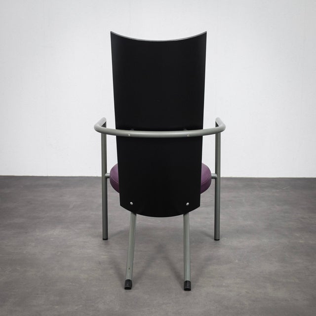 Vintage Lounge Chairs with Side Table, 1980s, Set of 3 For Sale - Image 6 of 12