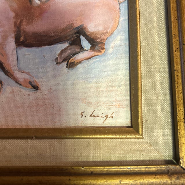 Contemporary Contemporary Original Painting by Stephen Heigh “When Pigs Fly” For Sale - Image 3 of 5