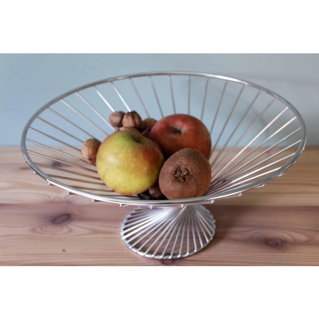 Silver Stainless Steel Fruit Bowl from WMF, 1980s For Sale - Image 8 of 10