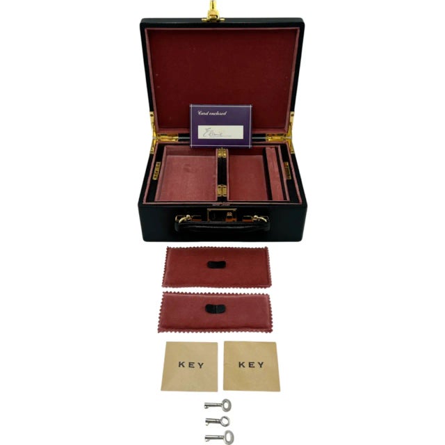Vintage Asprey London Jewelry Box Charles Jarrott Elaine Schreye For Sale - Image 13 of 13
