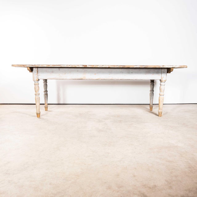 Large French Chateau Dairy Rectangular Dining Table, 1930s For Sale - Image 4 of 8
