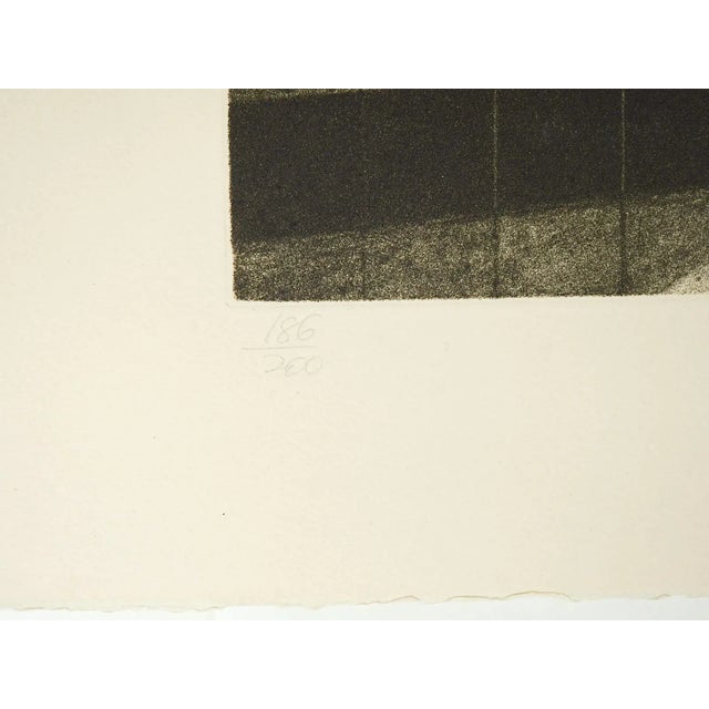 Art Deco 1979 John Baeder Interior Curlys Diner Photo Realism Mezzotint For Sale - Image 3 of 5