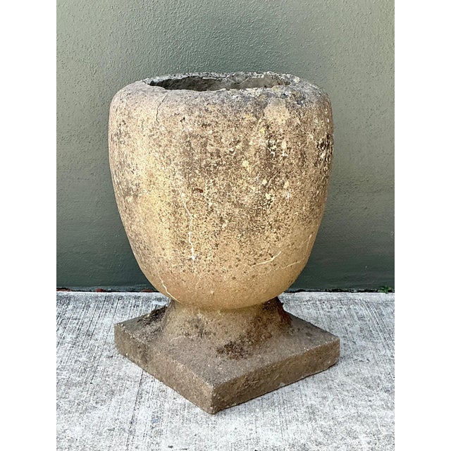 Rustic Stone Garden Planter For Sale In West Palm - Image 6 of 18