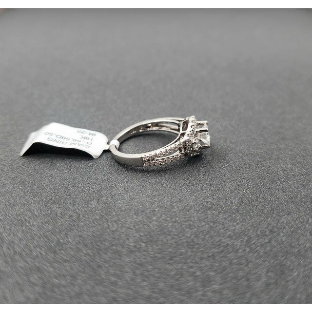 Early 21st Century 1.06 Ct Diamond Ring Size 6.5 For Sale - Image 5 of 9