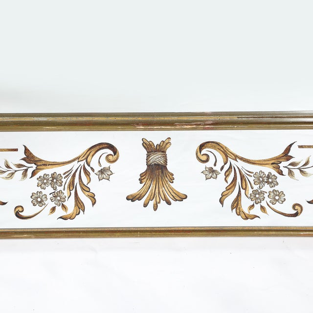 Art Deco Giltwood & Ornate Eglomise Border With Naturalist Motifs For Sale In New York - Image 6 of 15