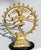 1970s Bright Brass Nataraja Dancing Shiva Sculpture on Wooden Base – 8" For Sale - Image 11 of 17