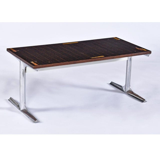 DF-2000 Rosewood Chrome Red Plastic Drawer TV Stereo Console from Raymond Loewy For Sale - Image 10 of 13