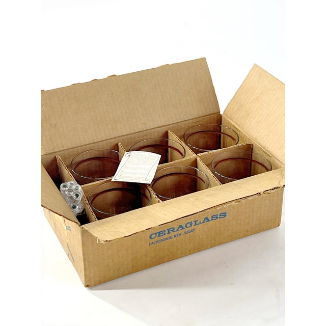 Set of Six "Name Your Poison" Apothecary Cocktail Glasses by Cera for Neiman Marcus c.1970 For Sale - Image 12 of 12