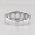 7.65ctw Aquamarine Diamond Ring 14k White Gold Size 7 For Sale - Image 4 of 8