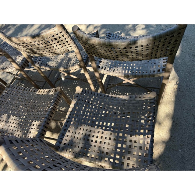 McGuire Antalya Outdoor Side Chairs- Set of 6 For Sale In Greenville, SC - Image 6 of 12