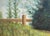 Gallant Scene in a Meadow, Oil on Canvas For Sale - Image 7 of 10