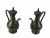 This pair of reproduction of traditional Chinese flagon is hand forged and hand written Chinese poem on one side and hand...