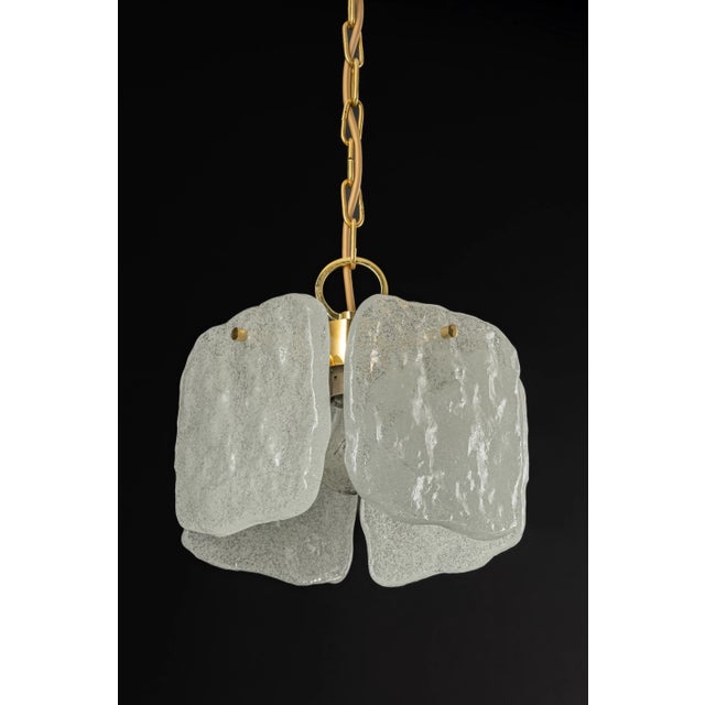 Petite Murano Glass Pendant Light by Kalmar, Germany, 1960s For Sale - Image 16 of 18