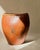 Terra Cotta Pair of Vintage Indonesian Ceramic Vessels With Hand-Woven Rattan Rim For Sale - Image 8 of 18