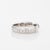 Contemporary 1.10ct Marquise Diamond Band East West Setting Sz 5.5 Ring 18k White Gold For Sale - Image 3 of 6