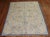 Royal Blue Beige Vintage Turkish Room Size Rug - 8'1" x 10'9" For Sale - Image 4 of 13