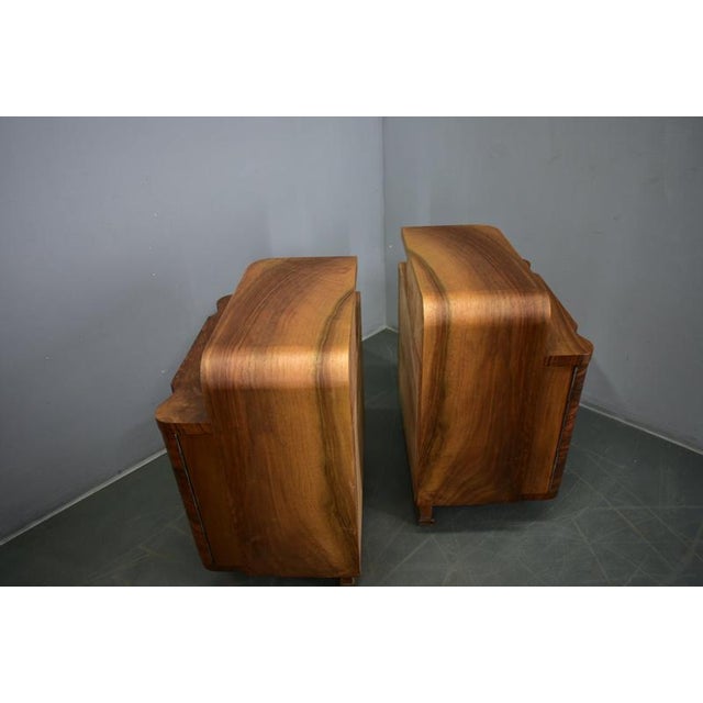 Art Deco Bedside Tables, Czechoslovakia, 1934, Set of 2 For Sale - Image 12 of 18