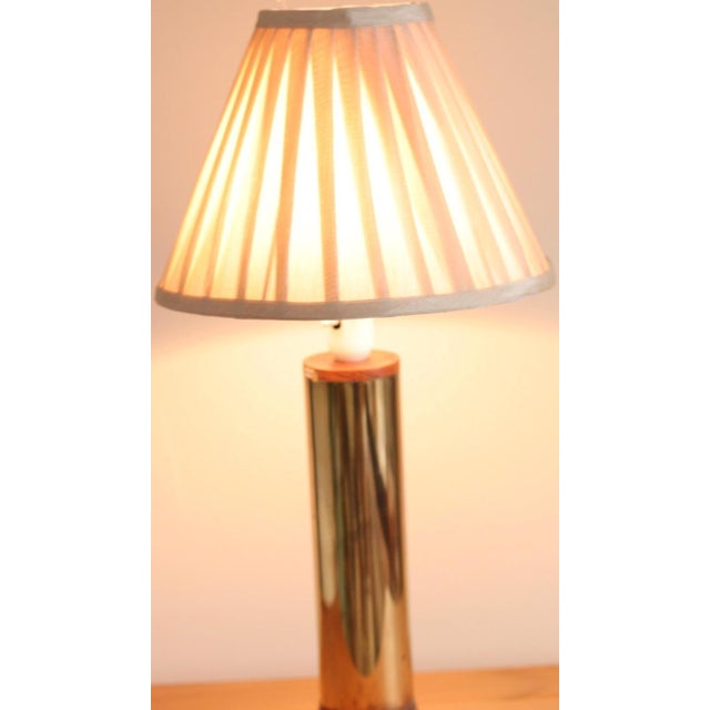 Large Vintage Brass Table Lamp For Sale - Image 11 of 18