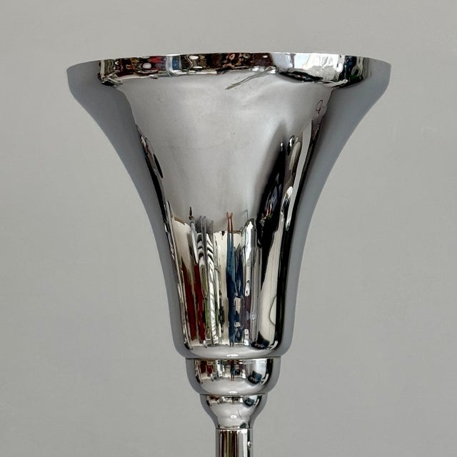 Art Deco Floor Lamp in Chrome, 1930s For Sale - Image 13 of 13