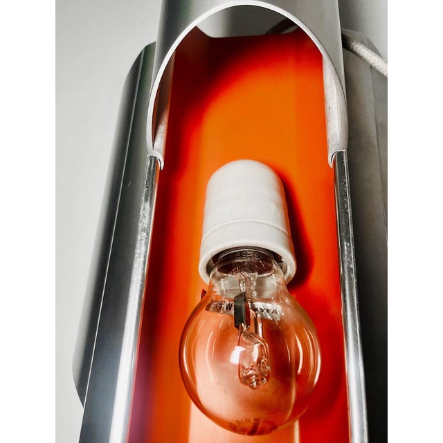 Silver Space Age Pantre Light by Bent Karlby for Lyfa For Sale - Image 8 of 10