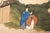 C. 1960s "The Tale of Genji", Showa Era Japanese Painted Silk Byobu Screen For Sale - Image 10 of 18