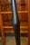 1990s 1990s Mission Style Stained Glass Floor Lamp Cream & Black W/ Bronzed Metal Column & Square Iron Base For Sale - Image 5 of 14