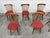 1960s Chairs with Colorful Seats from Baumann, 1960s, Set of 8 For Sale - Image 5 of 9