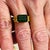 Green Natural Tourmaline Diamond Ring 14 Y Gold 6.15 TCW Certified For Sale - Image 8 of 11