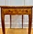 Antique French Louis XV Style Tulipwood Marquetry Writing Table or Side Table With Leather Top For Sale - Image 10 of 18