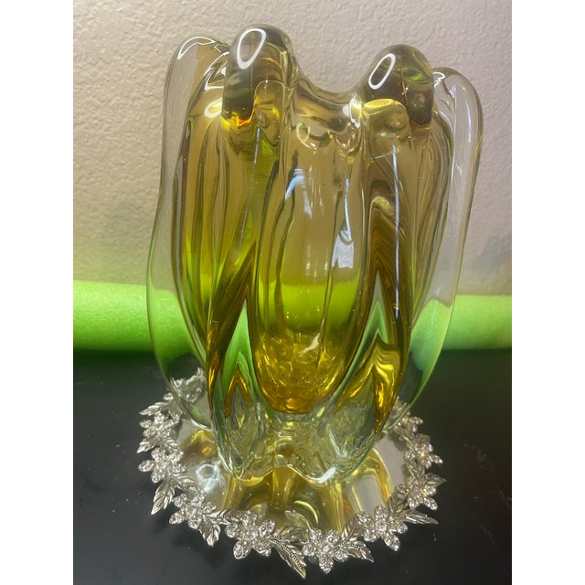 1960 Stunning Bohemian Glass Vase Designed by Josef Hospodka For Sale - Image 9 of 9