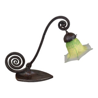 French Art Deco Table Lamp by Daum 1920s France For Sale