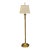 Vintage Hollywood Regency Brass Triple Helix Floor Lamp For Sale