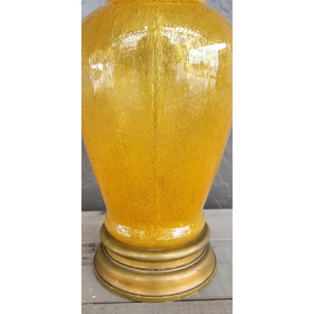 Mid-Century Modern Wilshire House Beverly Hills Mid-Century Modern Blown Bubble Glass Table Lamp For Sale - Image 3 of 8