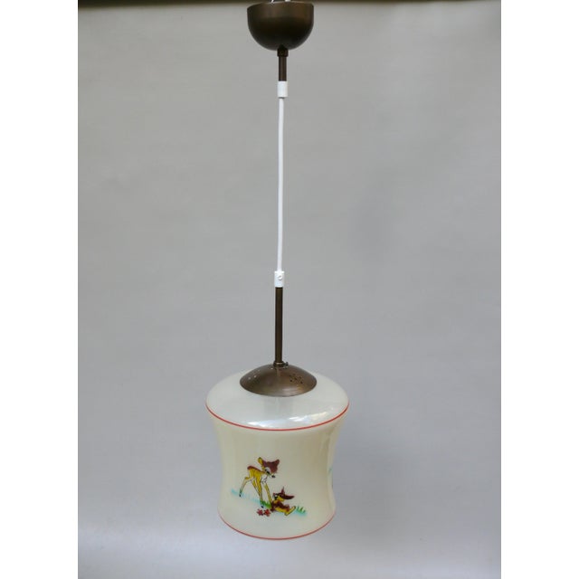 Mid-Century Modern Vintage German Pendant Light from Doria Leuchten, 1950s For Sale - Image 3 of 18