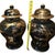 Pair of Mirror Black Chinese Ginger Jars For Sale - Image 4 of 6