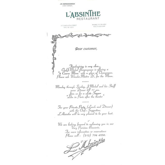 1980s "Absinthe: History in a Bottle" 1988 Conrad, Barnaby III (Signed) For Sale - Image 5 of 12