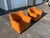 2010s Pair of Herman Miller Geiger Swoop Club Chairs by Mark Goetz — Iconic Orange Upholstery, Made in Usa For Sale - Image 5 of 12