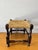 Wood Vintage English Oak and Rope Stool For Sale - Image 7 of 9