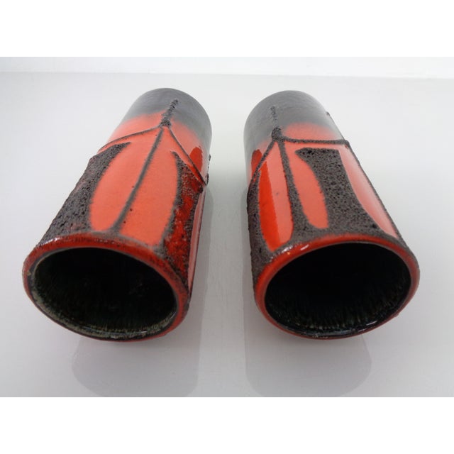 Pop Art Ceramic Vases by Cari Zalloni for Fohr Keramik, 1970s, Set of 2 For Sale - Image 11 of 15