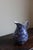 Early 20th Century Early 20th Century Blue Calico Large Pitcher For Sale - Image 5 of 6