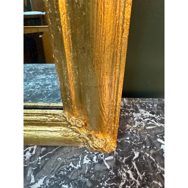 Wood Louis Phillipe Style Giltwood Mirror by Regina Andrew For Sale - Image 7 of 10