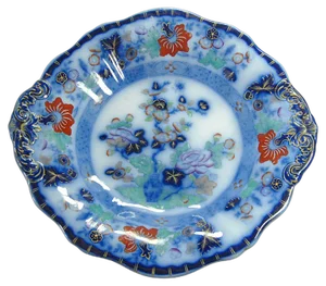 19th Century Victorian Bombay Pattern Dish from Samuel Alcock, 1890s