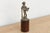 19th Century Antique Indian Brass Folk Figure on Stand For Sale - Image 5 of 6