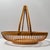 1970s Vintage Mid-Century Modern Handcrafted Japanese "Hanakago" Bamboo Flower Basket For Sale - Image 4 of 10