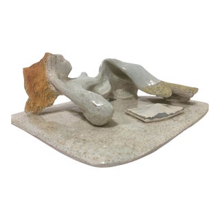 1960s Reclining Female Nude Sculpture by James Bone For Sale