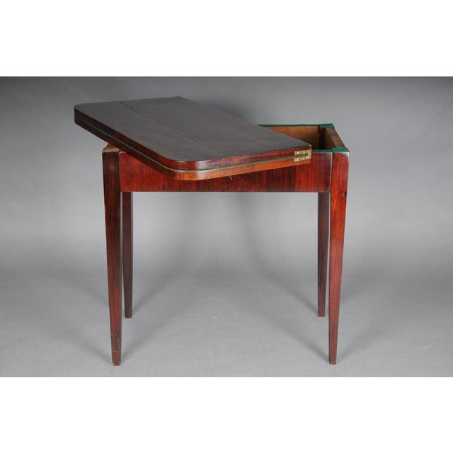 Wood English Console Table in Mahogany For Sale - Image 7 of 12